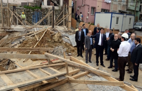 Mollafenari Kapalı Pazar Yeri'nin inşaatı yükseliyor!