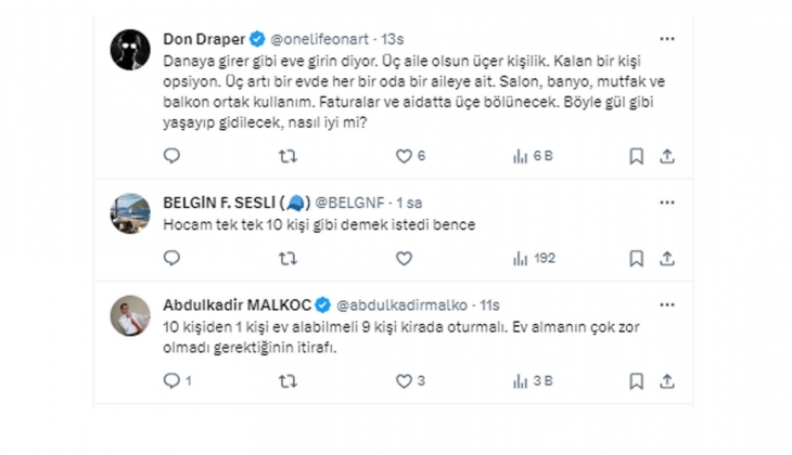 TCMB Başkanı Erkan, 10 insanın bir evi olmalı dedi! Ünlü profesör vatandaşlara sordu: Bu ne demek?