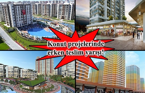 6 konut projesinde erken teslim fırsatı!