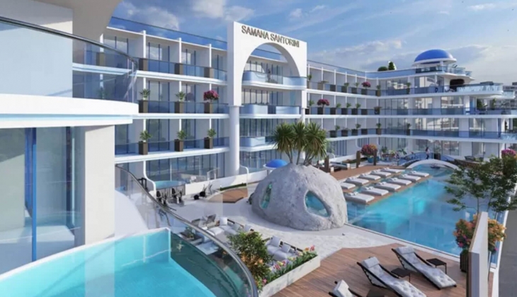 Samana Santorini de 127 bin 700 dolardan başlayan fiyatlarla! Dubai de Yunan Adası atmosferi!