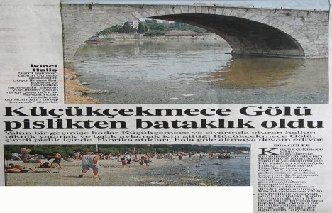 1996 yılında Küçükçekmece Gölü bataklık olmuş!