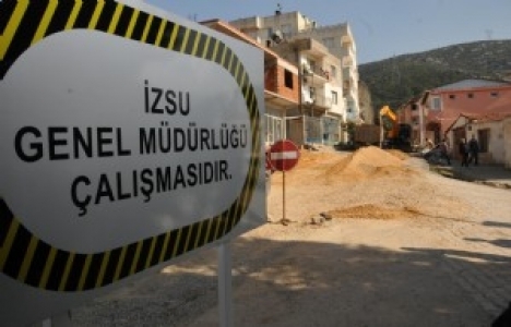 Aliağa'da içme suyu şebeke yenilemesinde yüklenici firma işi yarım bıraktı!