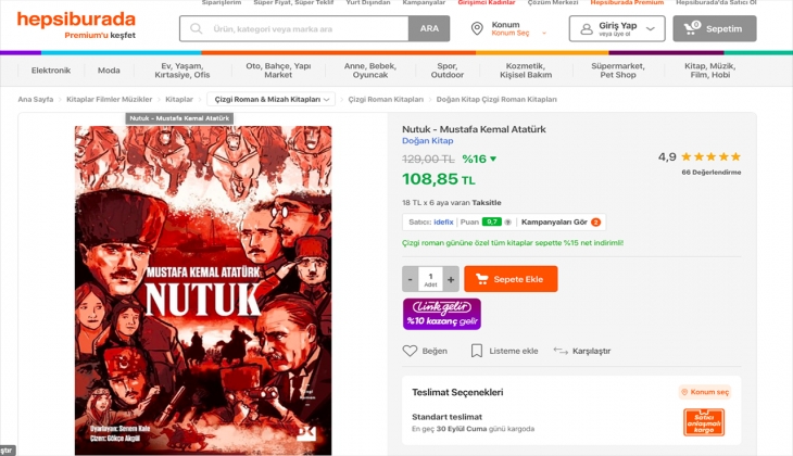 Hepsiburada, Dünya Çizgi Roman Günü’ne özel kampanya düzenledi! İşte 25 Eylül 2022 çizgi roman fiyatları