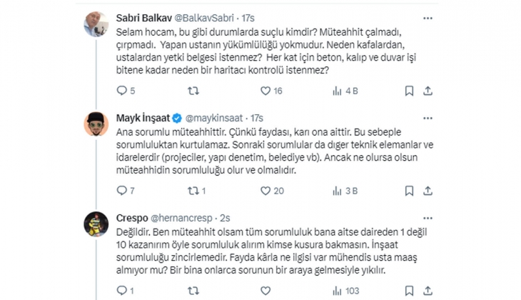 Binaların kolonlarında bu kesinlikle olmamalı!