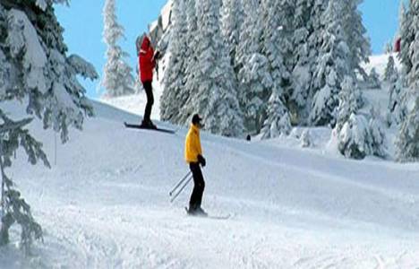 Kartalkaya'da kayak sezonu kapandı!