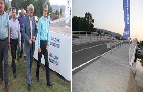 Gölcük’te iki parkı birleştiren modern köprü hizmete girdi!