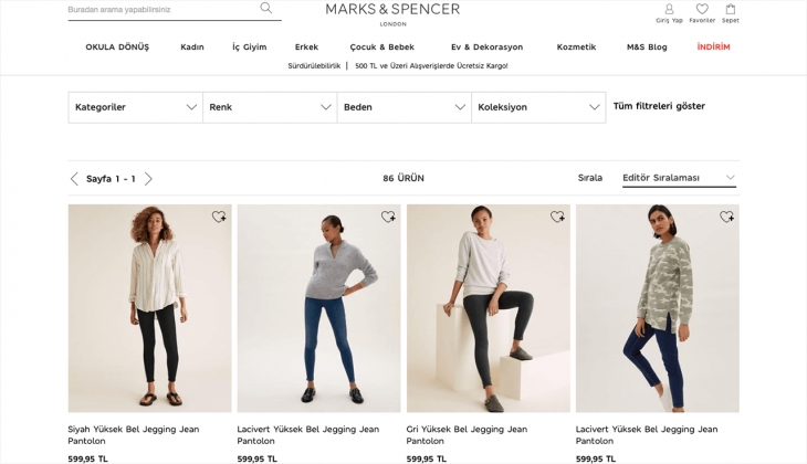 Marks&Spencer’da yüzde 15 indirime ek 150 TL indirim! Acele edin! İşte 14 Eylül 2022 güncel fiyat listesi