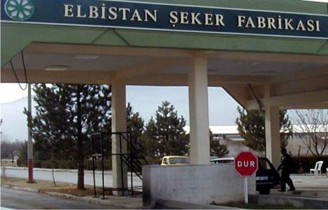 Elbistan Şeker Fabrikası'na atık su arıtma tesisi yapılıyor!