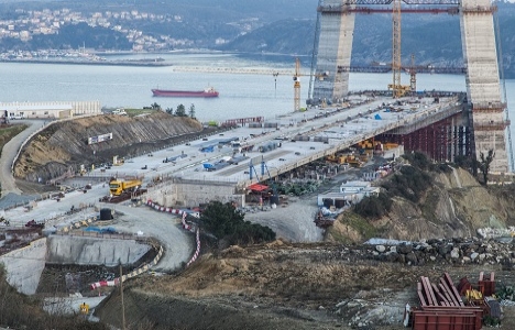 3. Boğaz Köprüsü son durum fotoğrafları!