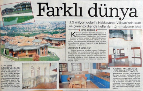 1998 yılında Nakkaştepe Villaları nda 1.500.000 dolara villa!