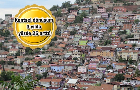 Pendik'te her 4 konuttan 1'i kentsel dönüşümle yapıldı!