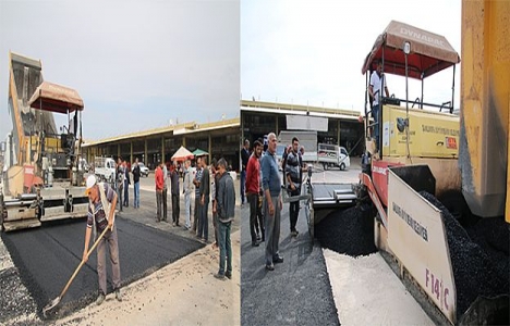 Şanlıurfa Ticaret Merkezi'ndeki yol çalışmaları tamamlandı!