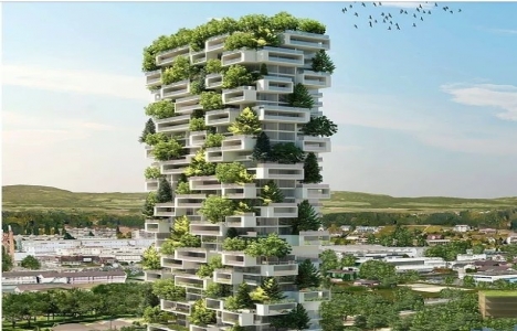 Dikey orman Santalaia binası 1 yılda tamamlandı!