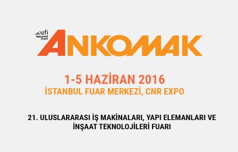 ANKOMAK Yapı Elemanları ve İnşaat Teknolojileri Fuarı 1 Haziran'da!