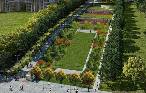 Hayat Park Meydanı Bahçekent in ilk görselleri!