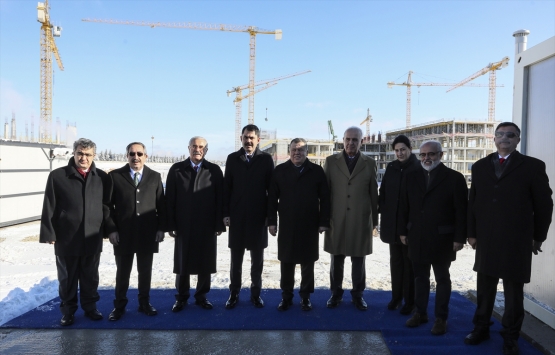 Murat Kurum, Yargıtay binası inşaatını inceledi!