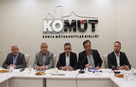Konya Müteahhitler Birliği toplantı