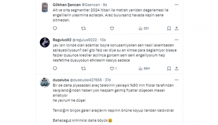 Sıfır araç alacaklar acele etmeyin! 2024 te daha uyguna araba alınabilecek!