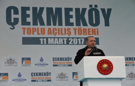 Cumhurbaşkanı Erdoğan Çekmeköy'de toplu açılış törenine katıldı!