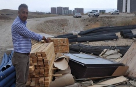 Ankara'da 20 bin liralık inşaat malzemesi çalındı!