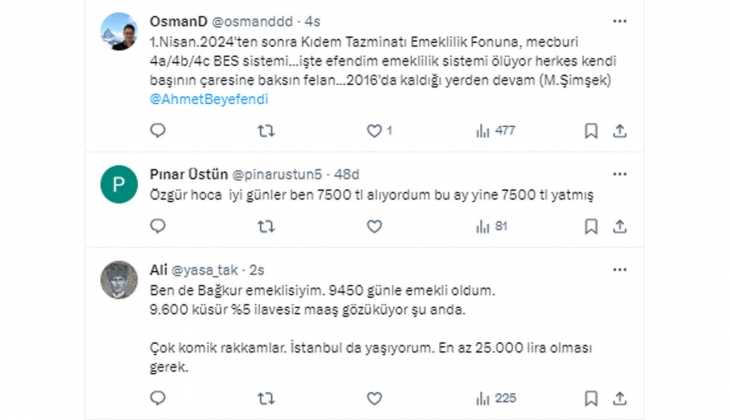 25 yılda 1.7 milyon TL prim ödeyecek olan Bağ-Kur lu, parayı biriktirse aylık 60-65 bin TL faiz alır!