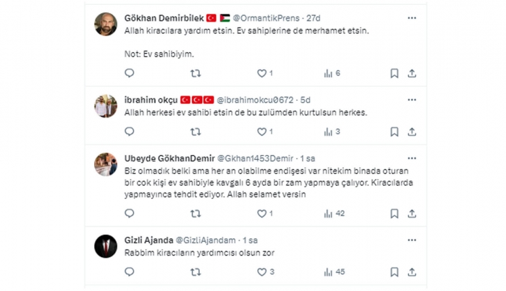 Kiracılara anket: Kiranızı rahat ödeyebiliyor musunuz yoksa mahkeme aşamasında mısınız?