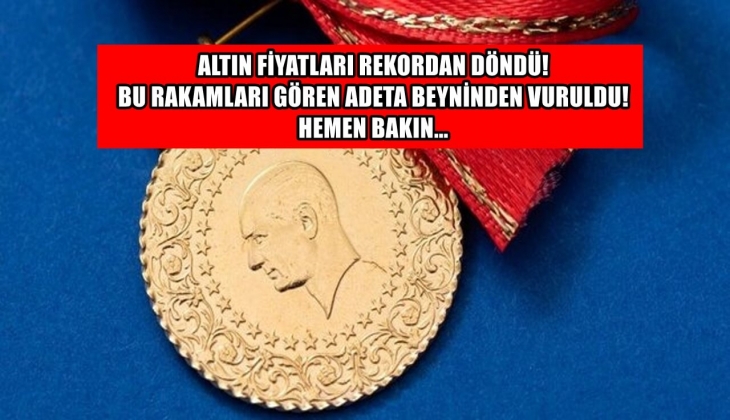 Altın fiyatları rekordan döndü! Bu rakamları görenler adeta beyninden vuruldu! 30 Ocak 2023 canlı altın fiyatları