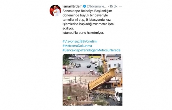 Sancaktepe Belediye Başkanı Şeyma Döğücü den metro tepkisi!