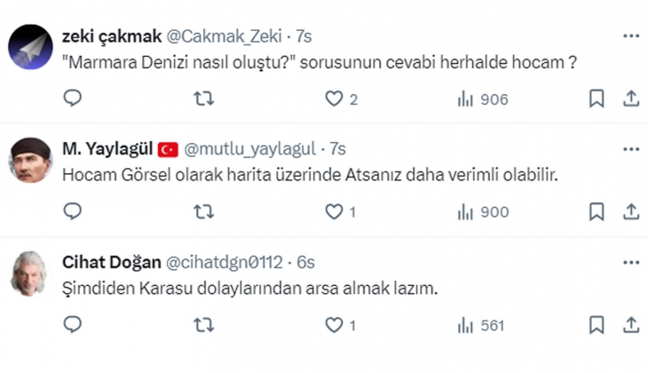 Deprem bilimci Prof. Dr. Övgün Ahmet Ercan dan 7.5 e varan deprem açıklaması: İstanbul, Karasu, Bursa, Altınoluk...