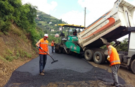 Trabzon Akçaabat yolları asfaltlandı!