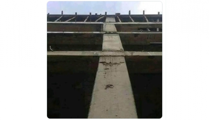 Binaların kolonlarında bu kesinlikle olmamalı!