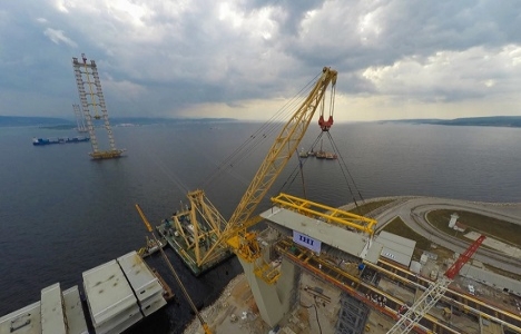 İzmit Körfez Geçiş Köprüsü nden son durum fotoğrafları!