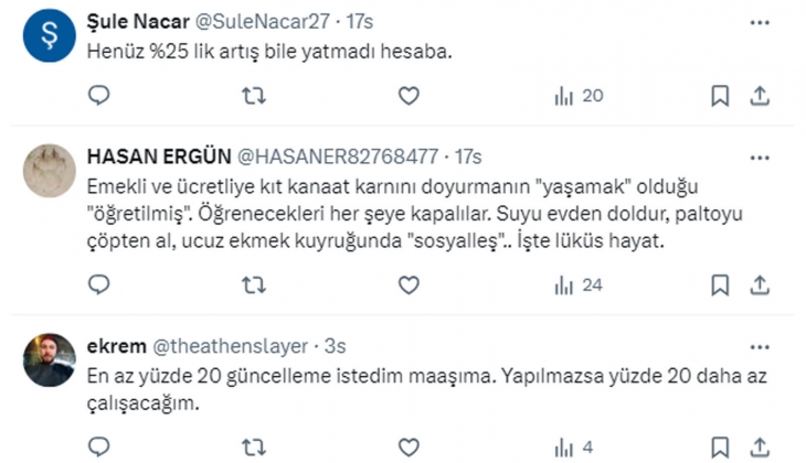 Emekli ve çalışanlara gerçek enflasyon oranında maaş zammı! 