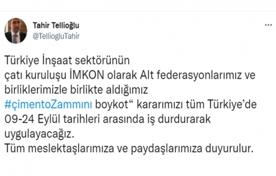 Müteahhitler iş bırakıyor!
