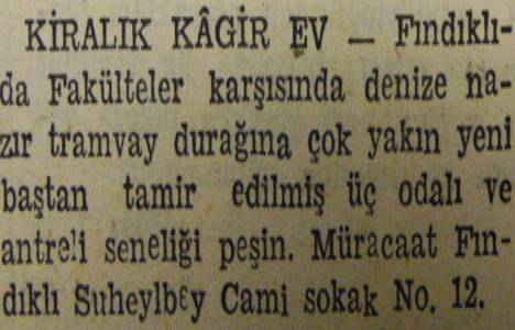 1946 yılında Bebek te 82 dönüm arazi metrekaresi 2 liradan satılacakmış!