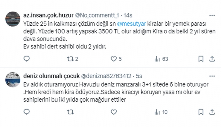 Ev sahibinizden, kiracınızdan mutlu musunuz? Yüzde 25 sınırına tepki dinmiyor!