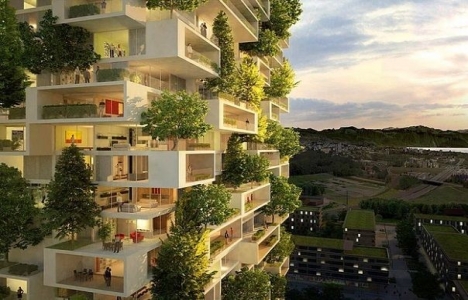 Dikey orman Santalaia binası 1 yılda tamamlandı!