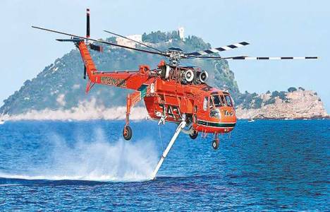 Gökdelen yangınlarına Sikorsky ile müdahale edilecek!