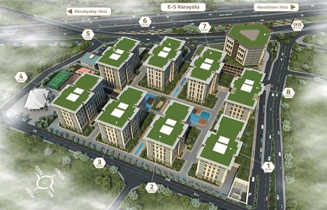 Avrupa Konutları Kale de ofisler metrekaresi 6 bin 451 TL!