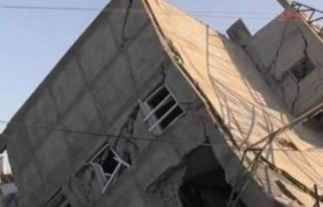 Çin'in Hıbey eyaletinde bir fabrika binası çöktü!