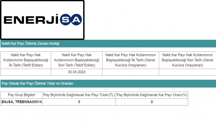 Enerjisa resmen duyurdu! Temettü ödemesinin tarihi belli oldu: Siz de şimdi bakın!