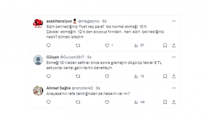 İstanbul Valisi Davut Gül açıkladı! Fahiş fiyatla ekmek satan 822 işletme tespit edildi!