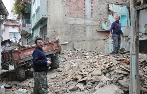 Afyon Sandıklı'da kentsel dönüşüm yıkımları başladı!