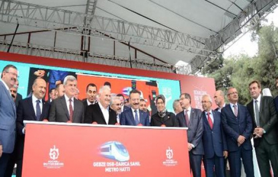 Gebze-Darıca Metro Hattı nın temeli atıldı!