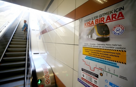 Üsküdar-Ümraniye-Çekmeköy Hattı nın test seferleri sürüyor!