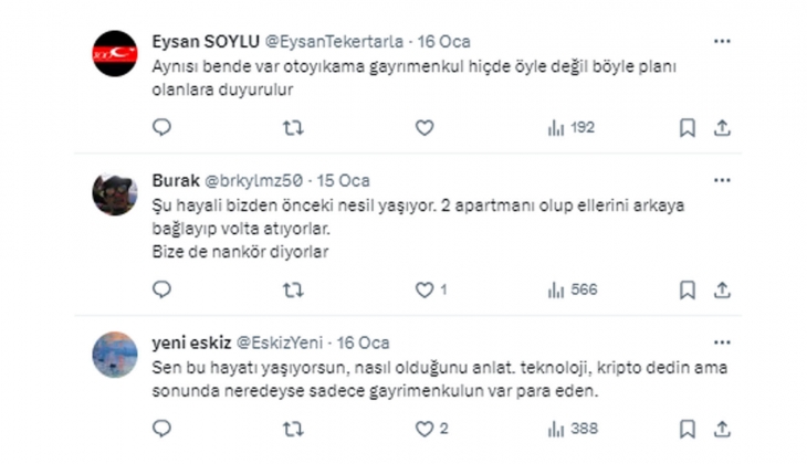 Gençlerin hayali fazla sayıda ev sahibi olmak! 