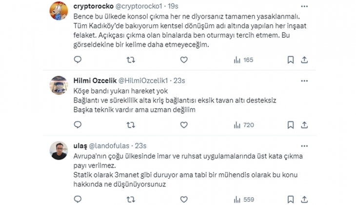 İnşaat halindeki yeni bina sosyal medyada yorum yağmuruna tutuldu! Eksikler ve hatalar şok etti!