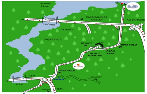 Beykoz Riva Hills nerede?