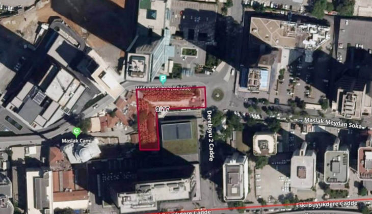 İBB nin Sarıyer Maslak taki 1 milyar liralık arsa satışı iptal edildi!