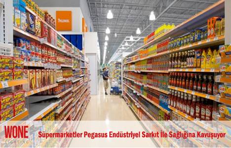 Süpermarketler Pegasus Endüstriyel Sarkıt ile sağlığına kavuşuyor!